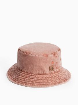 Natural Reversible Bucket Hat One Size