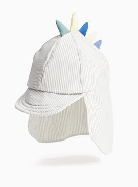 Blue Stripe Dino Detail Keppi Hat