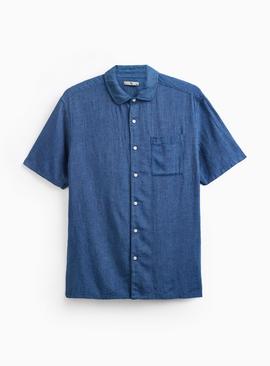 Variegated Stripe Short Sleeve Shirt