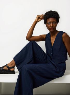 Pure Linen Co-ord Waistcoat