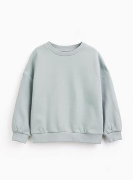 Light Blue Crew Neck Sweatshirt