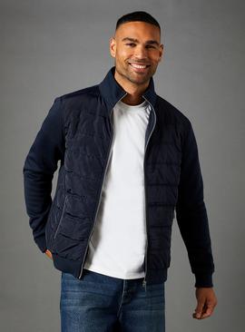 BURTON Navy Hybrid Padded Jacket