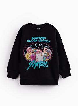 Black KPop Demon Hunters Sweatshirt