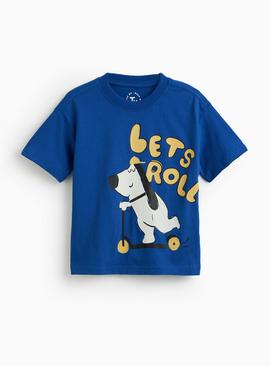 Blue Dog Graphic T-Shirt