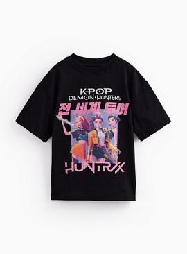 Black KPop Demon Hunters Graphic T-Shirt