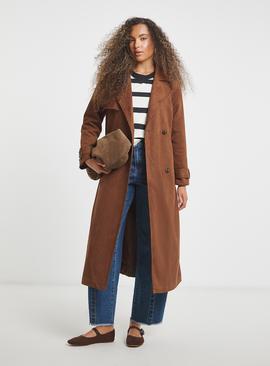 SIMPLY BE Suedette Trench Coat
