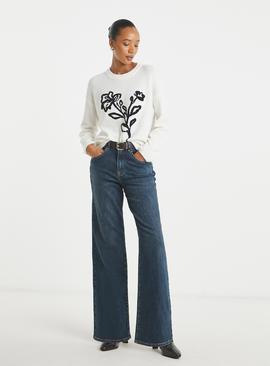 JD WILLIAMS Applique Knitted Jumper