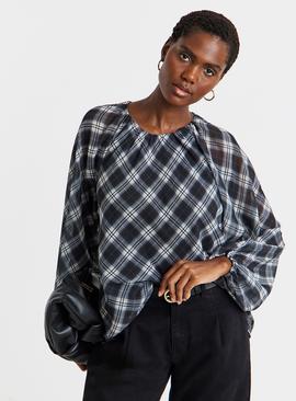 JD WILLIAMS Voile Volume Sleeve Blouse