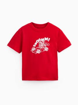 Red Race Car Graphic T-Shirt