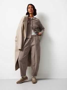 Neutral Soft Touch Barrel Leg Co-ord Joggers