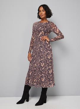 WALLIS Animal Mesh Midaxi Dress