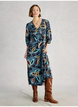 WHITE STUFF Lucy Midi Dress Black