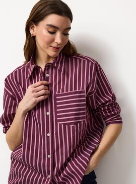Stripe Relaxed Long Sleeve Shirt