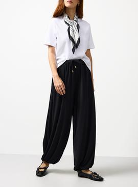 Balloon Fit Jersey Trousers