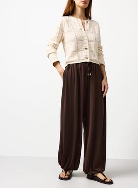 Balloon Fit Jersey Trousers
