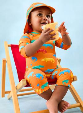 JOJO MAMAN BÉBÉ Crocodile Sun Protection Suit