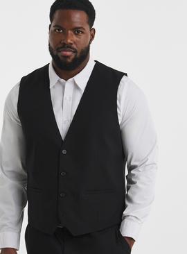 JACAMO James Regular Fit Stretch Waistcoat Black