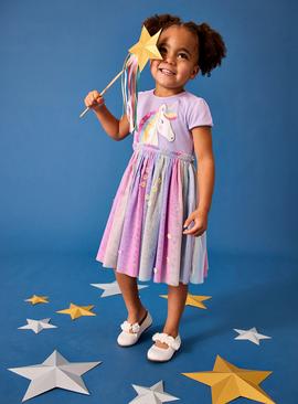 JOJO MAMAN BÉBÉ Unicorn Tulle Party Dress