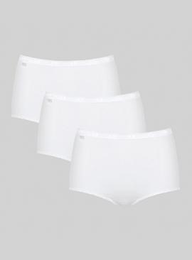 SLOGGI Sloggi Basic Maxi Knickers 3 Pack White