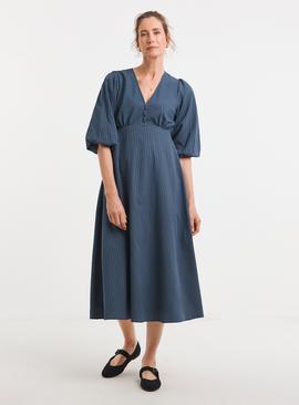 JD WILLIAMS Stripe Button Detail Tea Dress