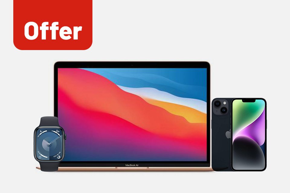 Great prices on selected Apple devices. From iPhone to iPad to Apple Watch and more.