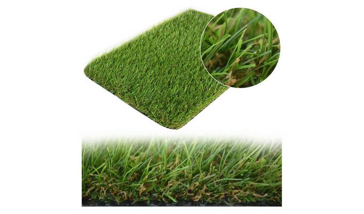 Mega Flooring Troon 30mm Plush Outdoor Artificial Grass - 5m x 2m