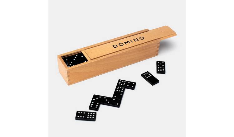 Goki Dominoes Set in Wood Box Classic Game