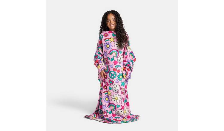 OHS Kids Positive Vibes TV Blanket 100 x 125cm - Multi