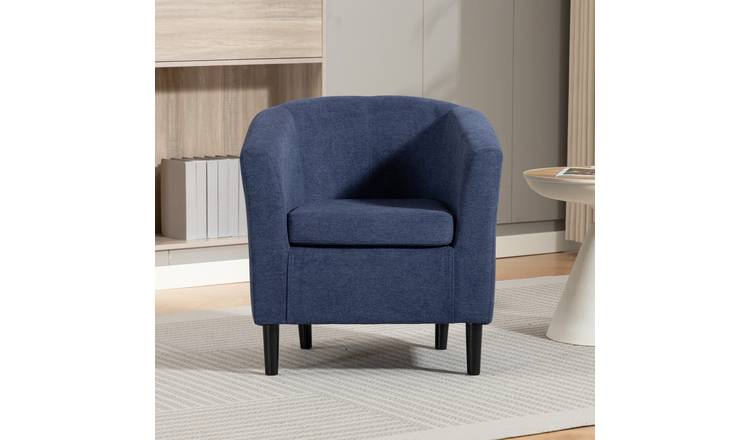 Artemis Home Beulah Fabric Accent Chair - Blue