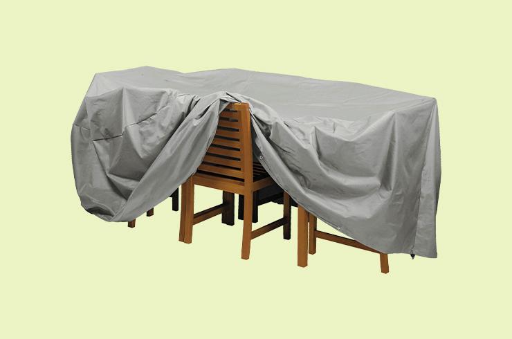Garden furniture covers.