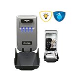 Wall mounted key safe.