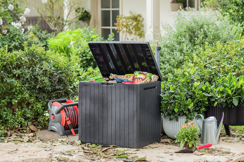 Keter City 113L Outdoor Garden Storage Box.