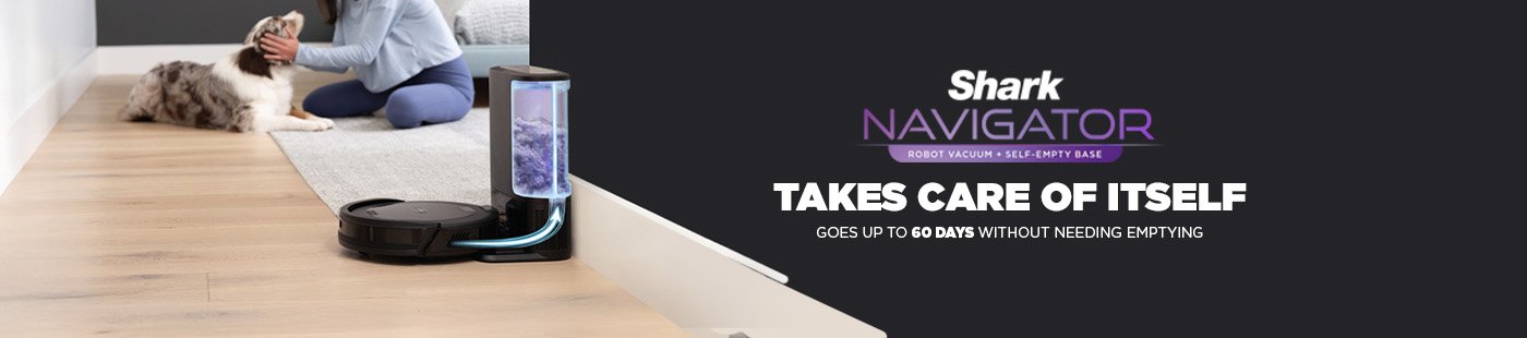 Shark Navigator. Takes care of itself. Goes up to 60 days without needing emptying.