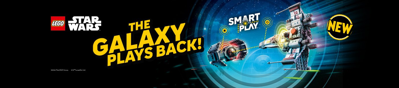 Lego® Star Wars. SMART Play. The galaxy plays back new.