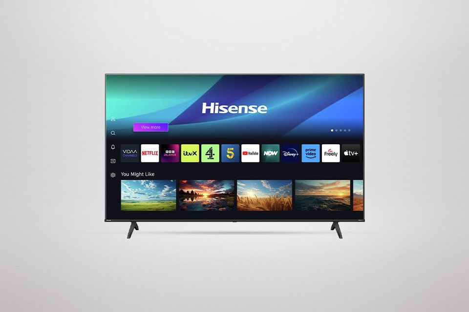 Hisense 50 Inch 50A6QTUK Smart 4K UHD HDR LED Freely TV.
