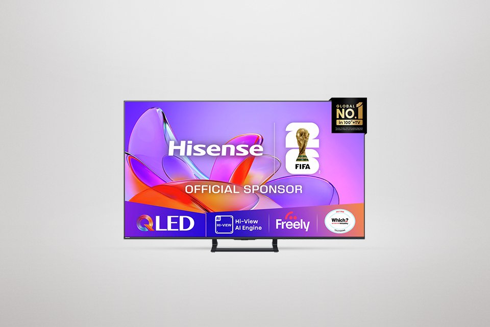 Hisense 75 Inch 75A7QTUK Smart 4K UHD HDR QLED Freely TV.