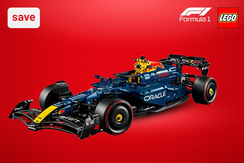 Save up to 25% on selected LEGO® F1® sets. Make every day race day!