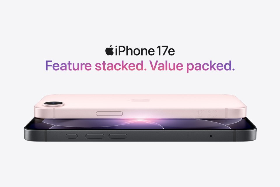 iPhone 17e coming soon. Feature stacked. Value packed.