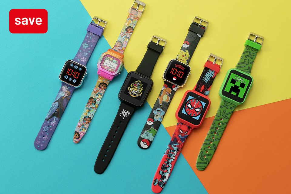 Save up to 50% on selected kids. Jewellery & watches this Easter.