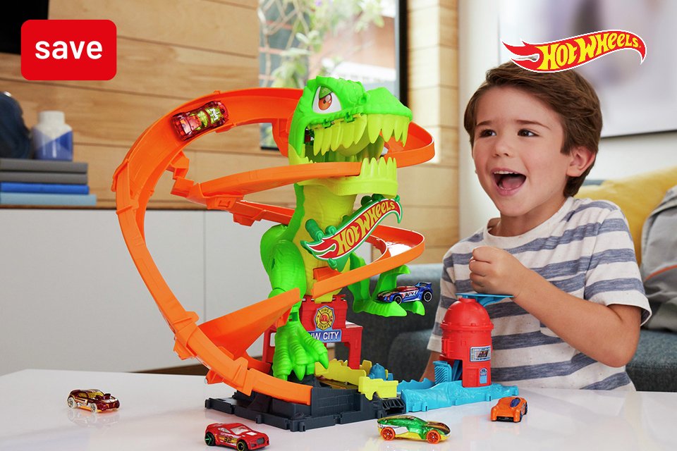 Hot Wheels. Buy one get one half price.