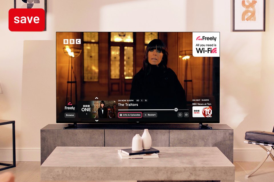 Save up to £20 on selected Bush Freely TVs.