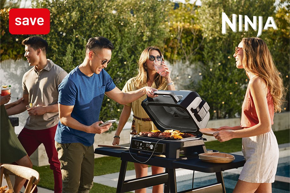 Save 20% on selected Ninja outdoor appliances using code NINJA20.