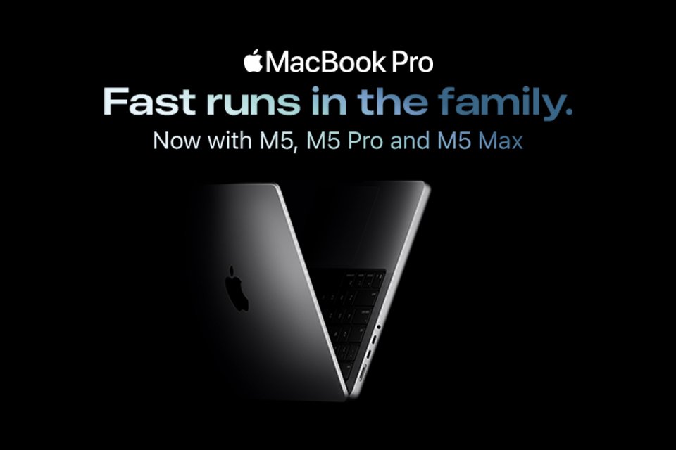 Pre-order MacBook Pro. Fast runs in the family.
