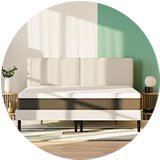 Beds and mattresses.