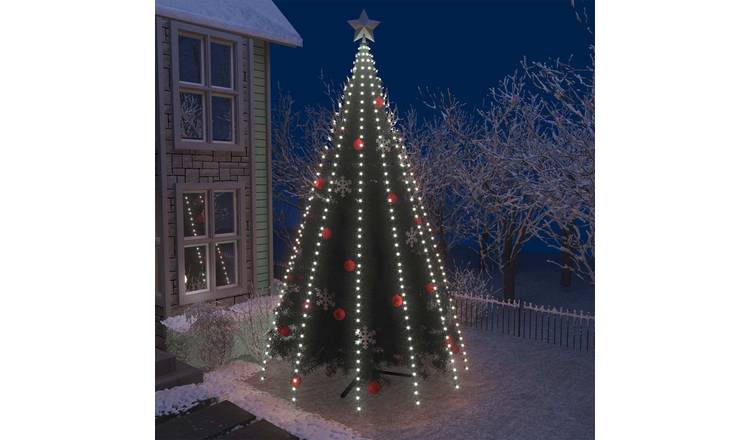 Walplus PVC Tree Lights with 500 LEDs Cold Indoor Outdoor - White - 500 cm