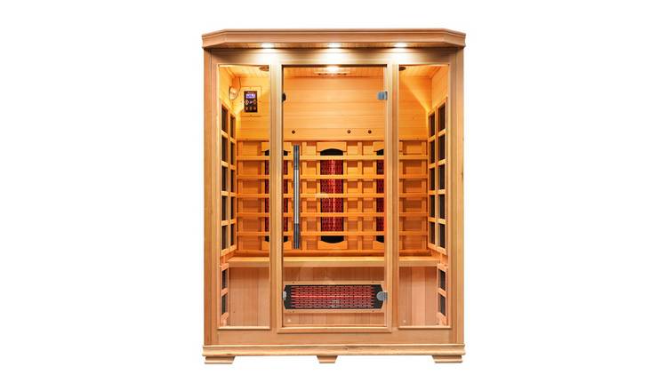 Vidalux  Solara 3 Person Full Spectrum Infrared Sauna With Complete Heat