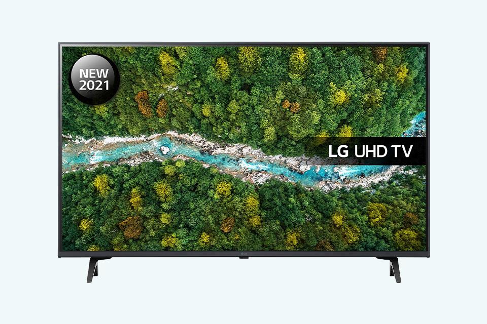 LG 43 Inch 43UP77006LB Smart 4K UHD LED HDR Freeview TV.