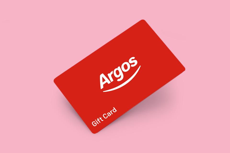 An Argos Gift Card.