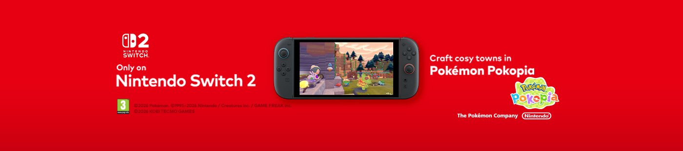 Nintendo Switch 2. Craft cosy town in Pokémon Pokopia. Only on Nintendo Switch 2.