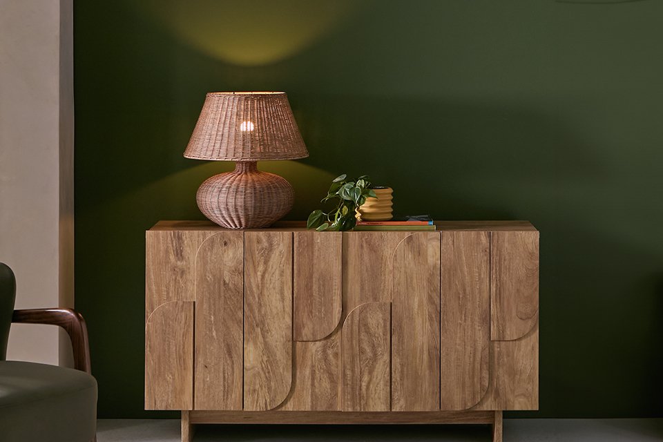 Habitat Yassica 3 Door Sideboard - Natural.